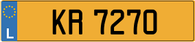 Truck License Plate